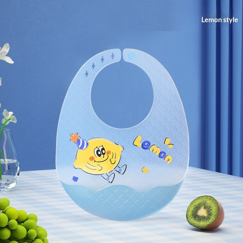 Babero Silicona Impermeable Bebé ¡Adiós Manchas! · Blue Little Lemon