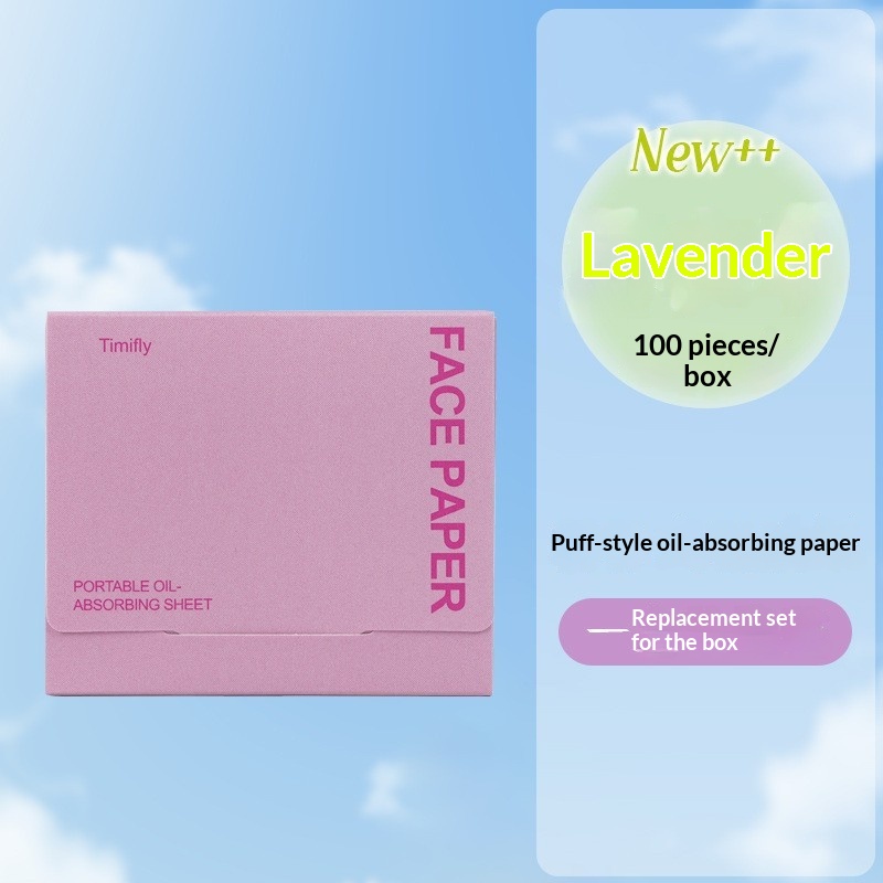 Papeles Matificantes Faciales x100 ¡Adiós Brillo! · Refill · Lavender