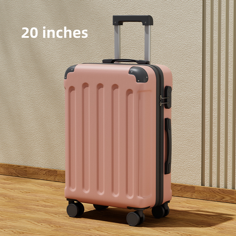 Maleta 20"/24" USB, ruedas silenciosas y ganchos ¡OFERTÓN! · Pink · 20 inch