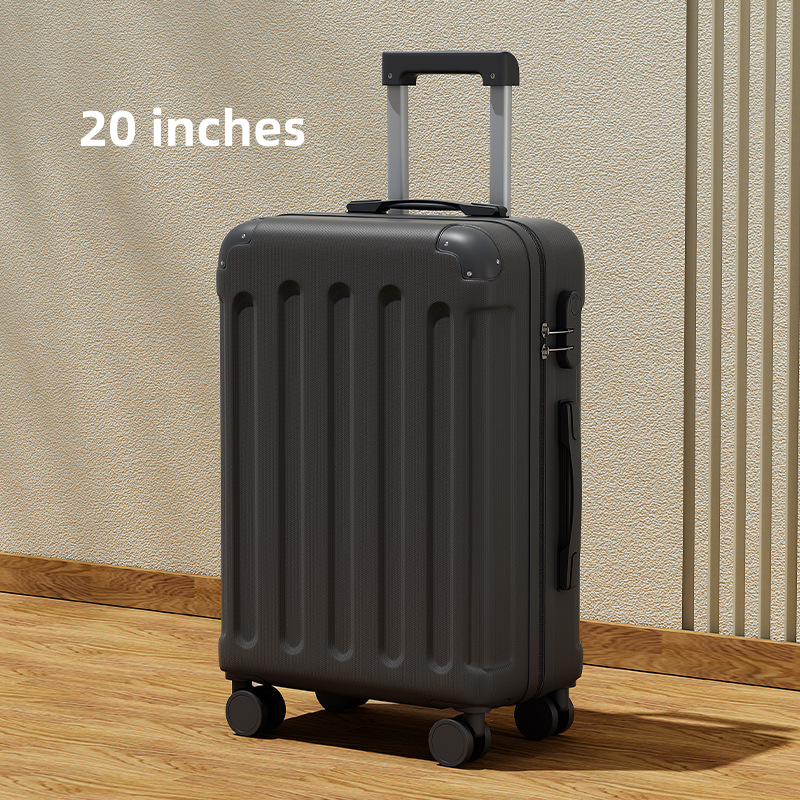 Maleta 20"/24" USB, ruedas silenciosas y ganchos ¡OFERTÓN! · Black · 20 inch