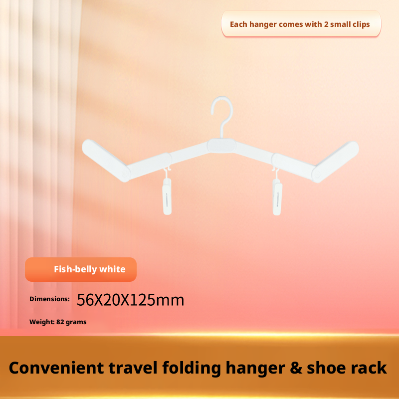 Percha Plegable de Viaje – ¡Ropa en Orden Donde Vayas!