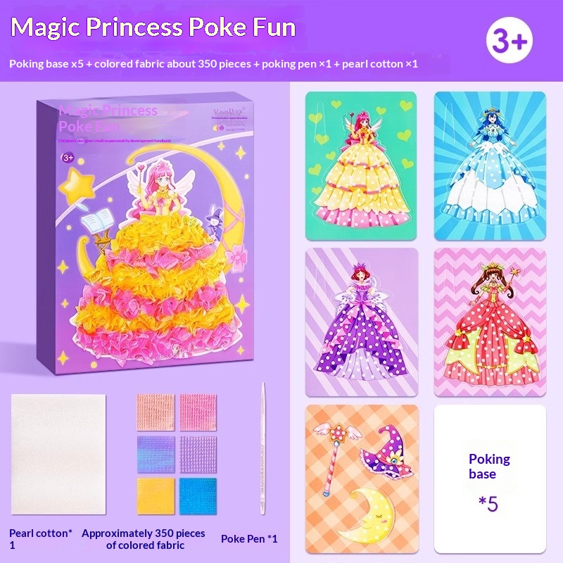 Puzzle Poke & Pop Princesas ¡Pincha y crea!