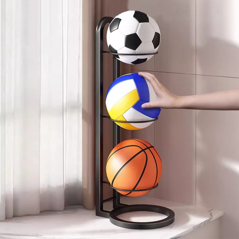 Rack organizador de balones soporte metálico