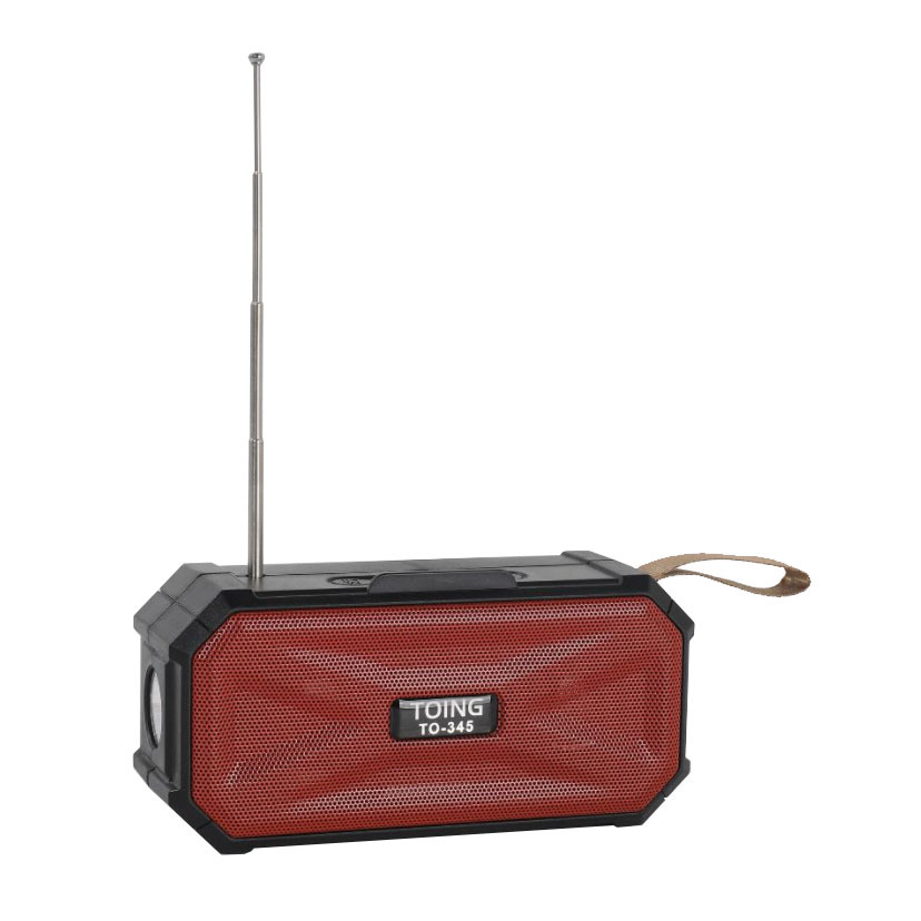Altavoz Bluetooth con linterna y carga solar · Red