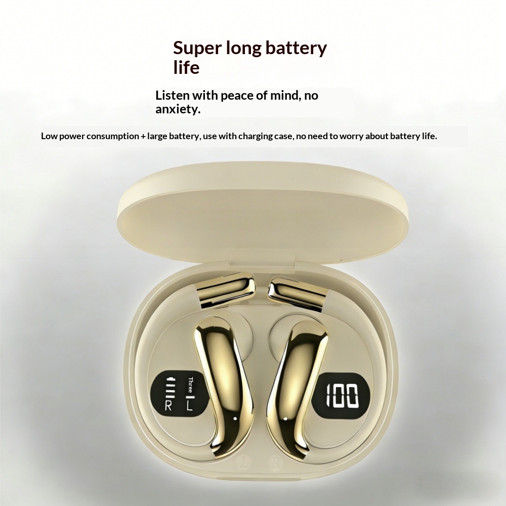 Auriculares Bluetooth W20 con IA y cancelación de ruido · Beige