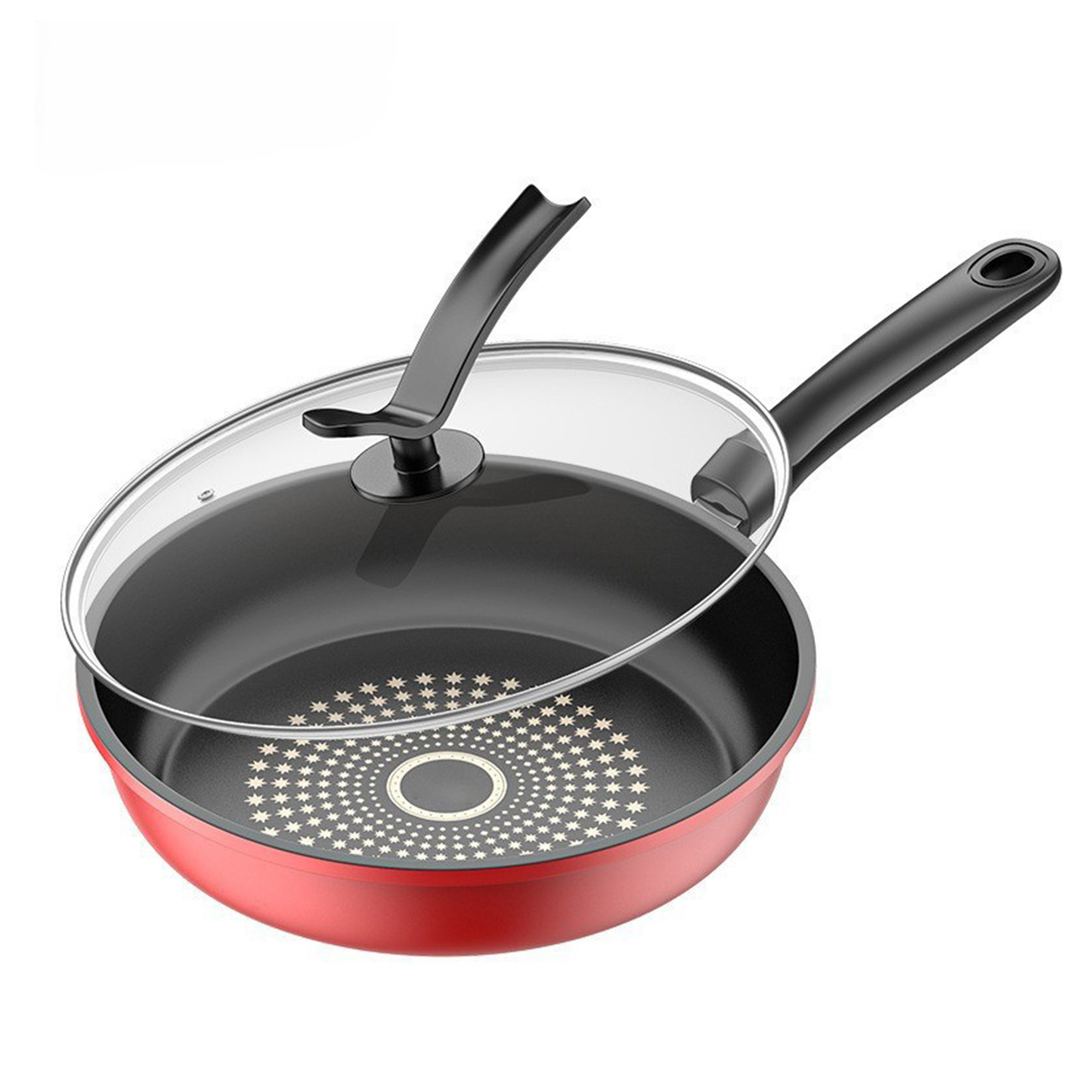 Sartén de hierro fundido 28 cm con tapa – apta inducción