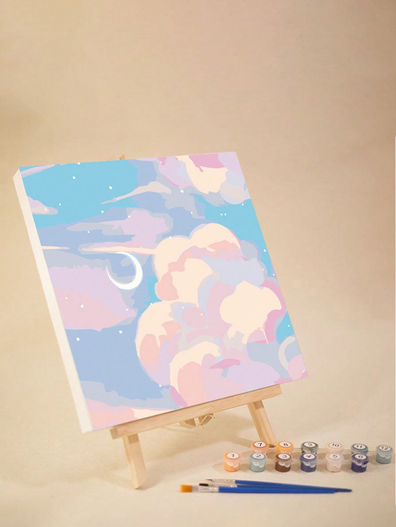Kit Pintura por Números Tulipanes al Atardecer 30×30 cm · Option3