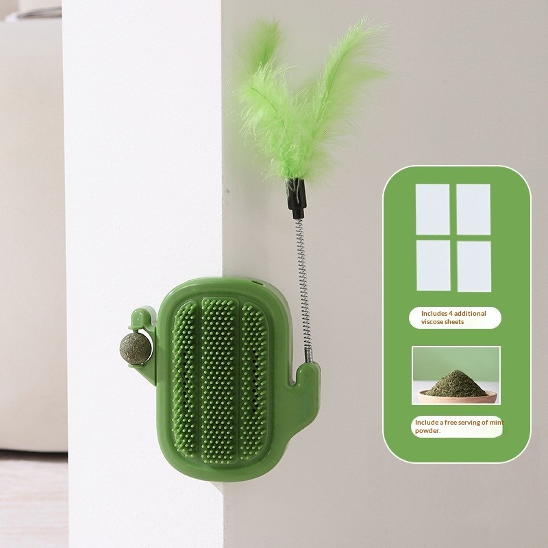 Rascador Cactus con Varita y Pelota de Menta para Gatos