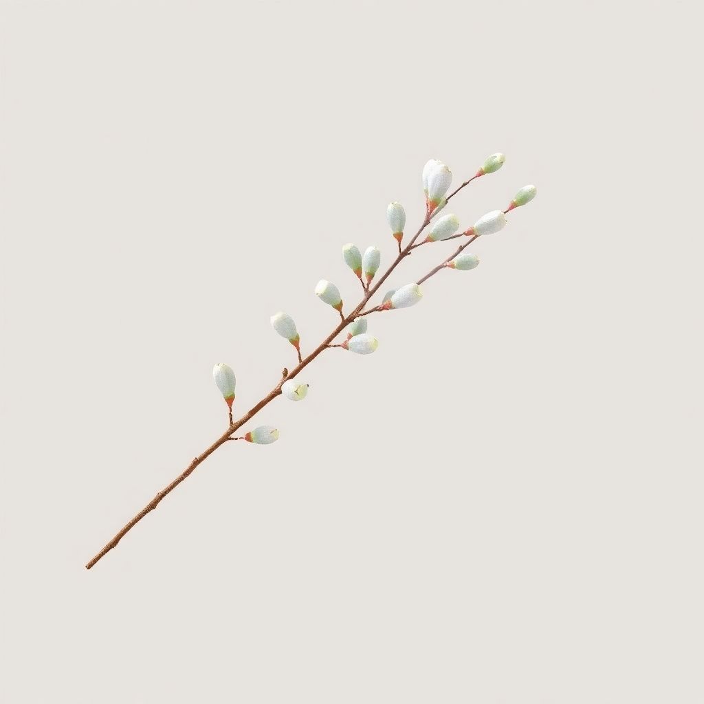 Lámina Fine Art · Rama de Eucalipto · Fondo Neutro Minimal