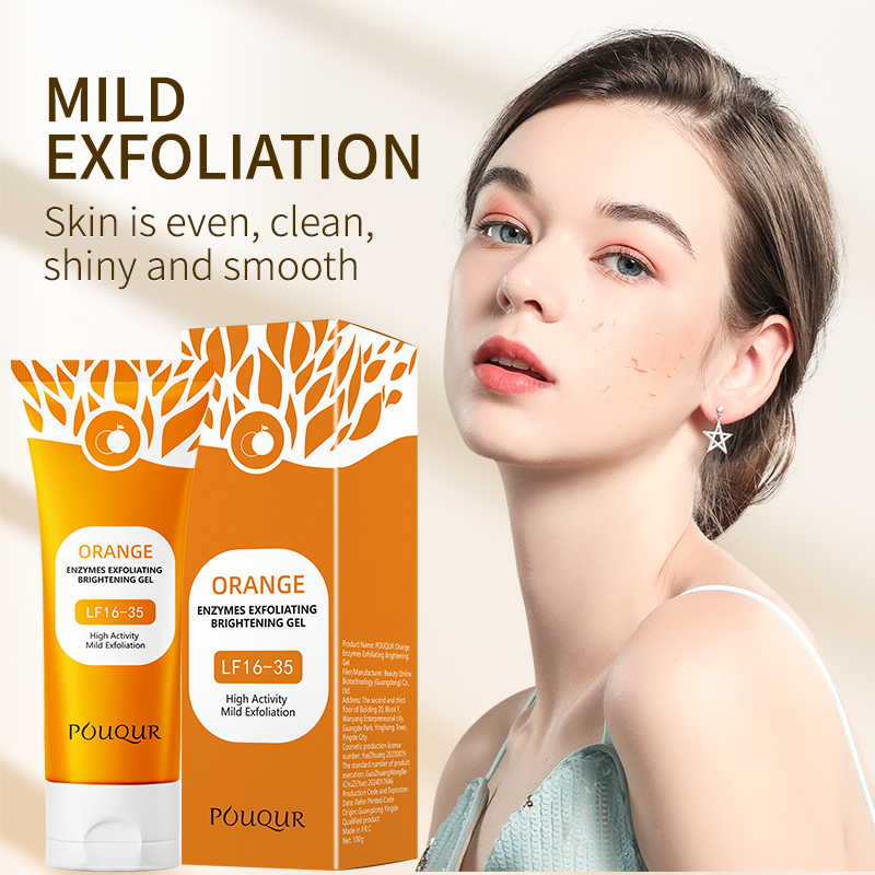 Gel Exfoliante Iluminador con Enzimas de Naranja POUQUR