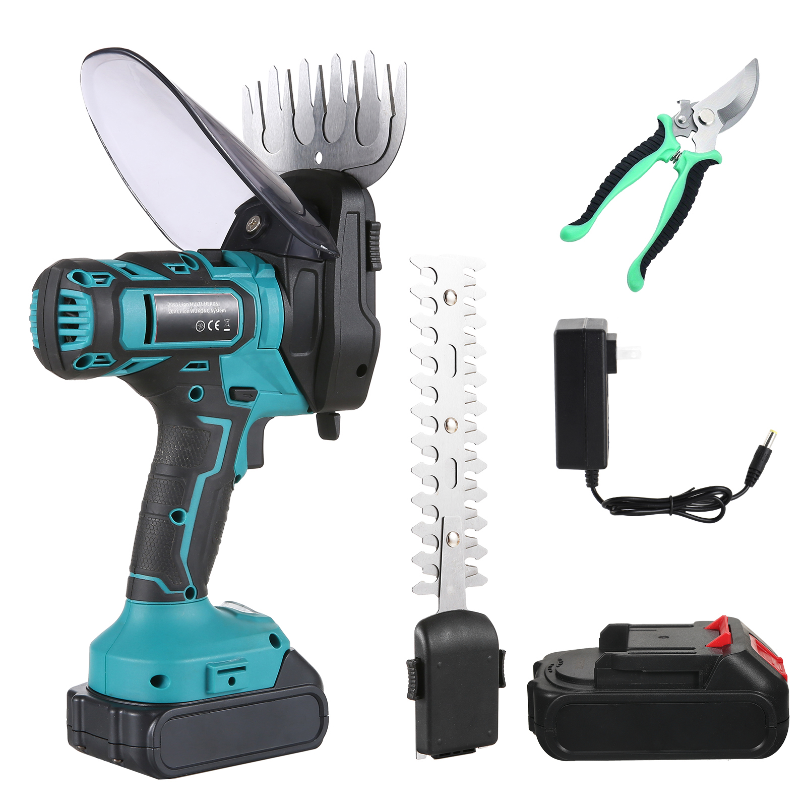 Cortadora de Césped Inalámbrica 20V 2 en 1 con Podadora