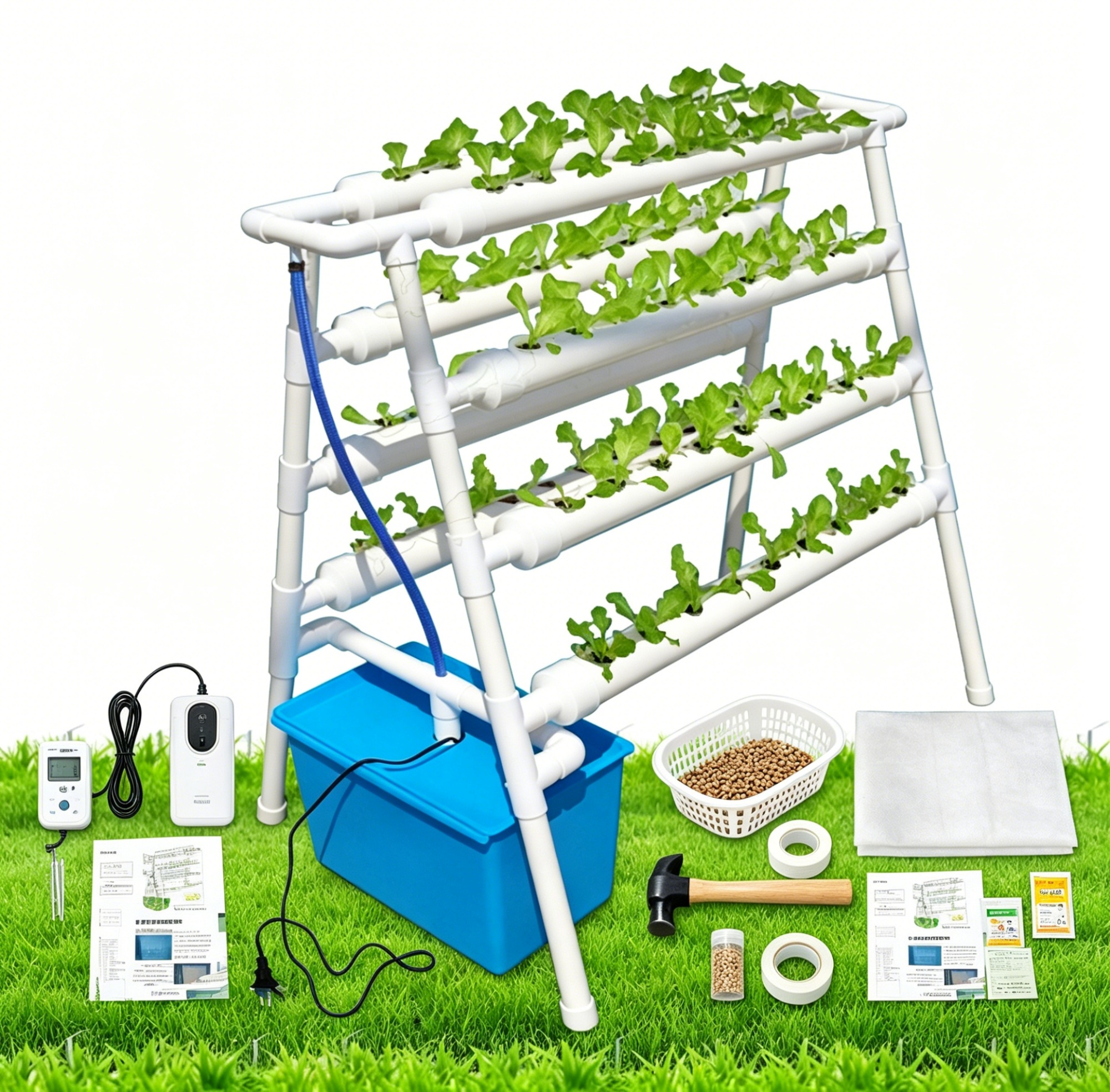 Jardinera Hidropónica Doble Cara para Balcón | NUVOLA