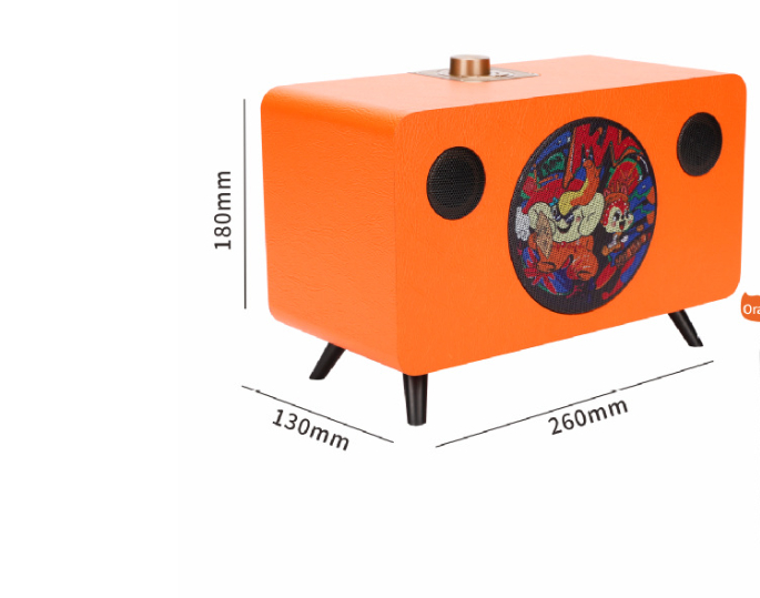 Altavoz Bluetooth Subwoofer Portátil Outdoor | NUVOLA · Orange
