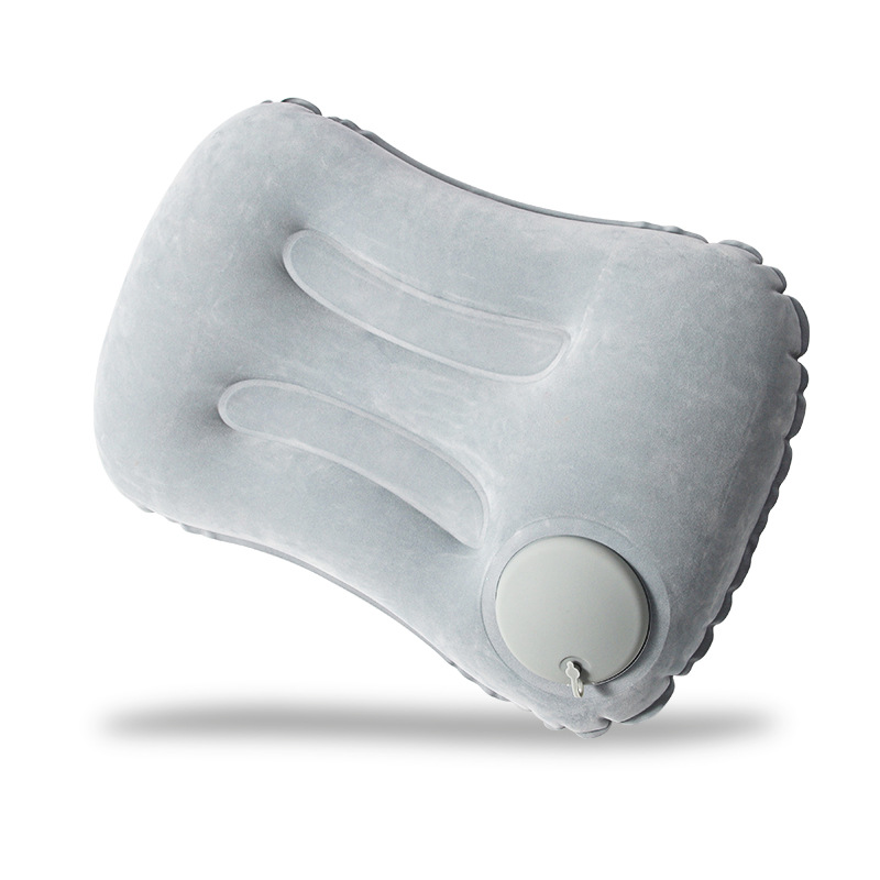 Almohada de viaje inflable – Gris | NUVOLA