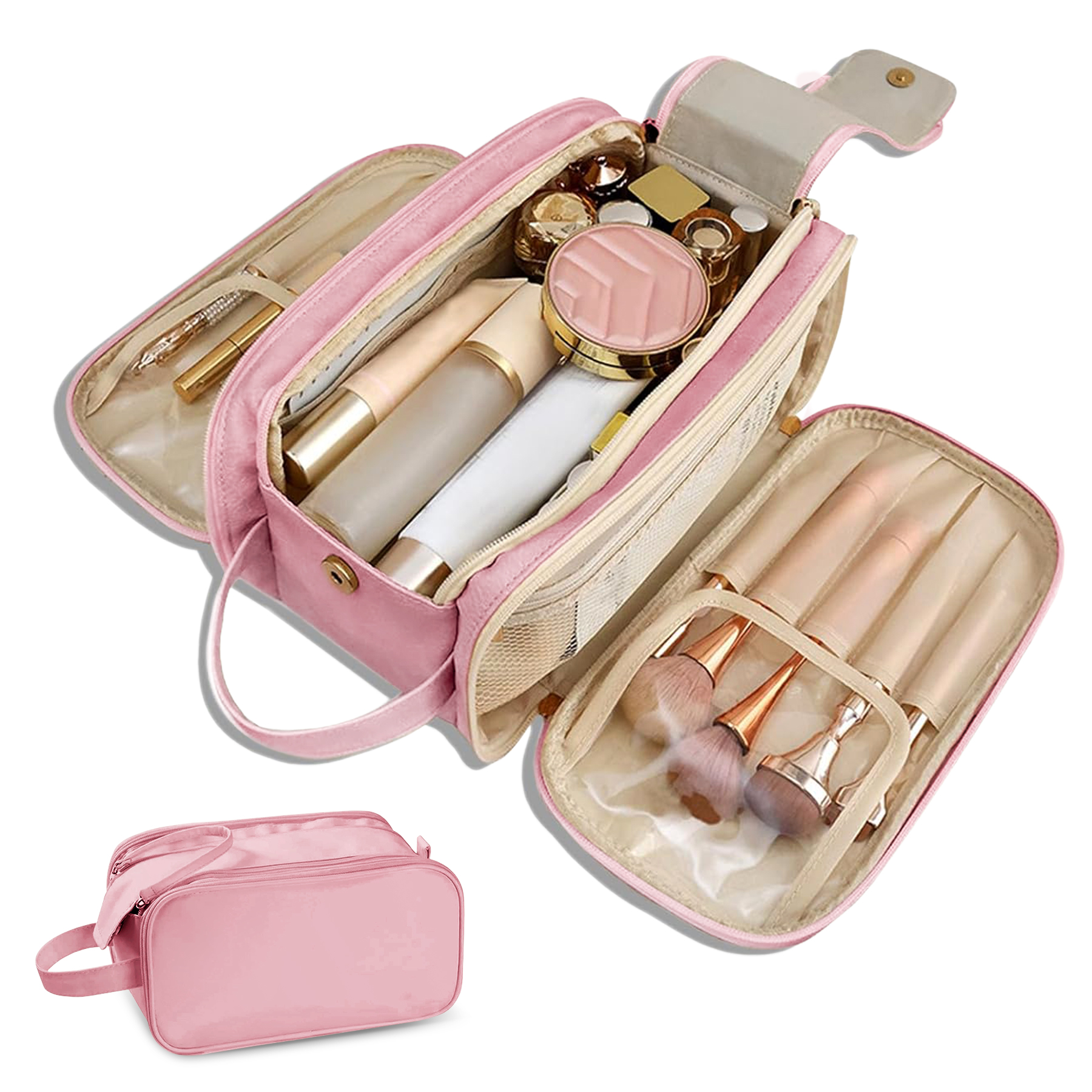 Neceser Organizador de Viaje Colgante – NUVOLA · Pink