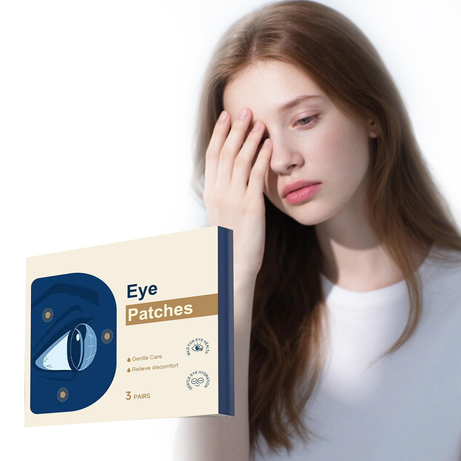 Parches Refrescantes para Ojos · Cooling Eye Patch