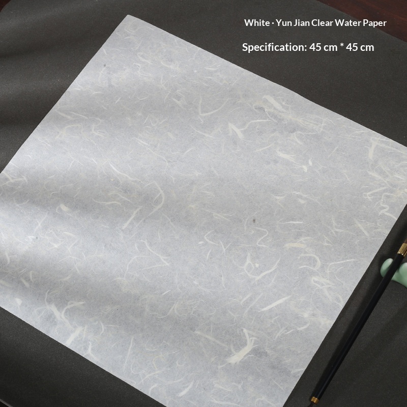 Papel de Caligrafía Clear Water — Practica con calma · White · 45cmX45cm