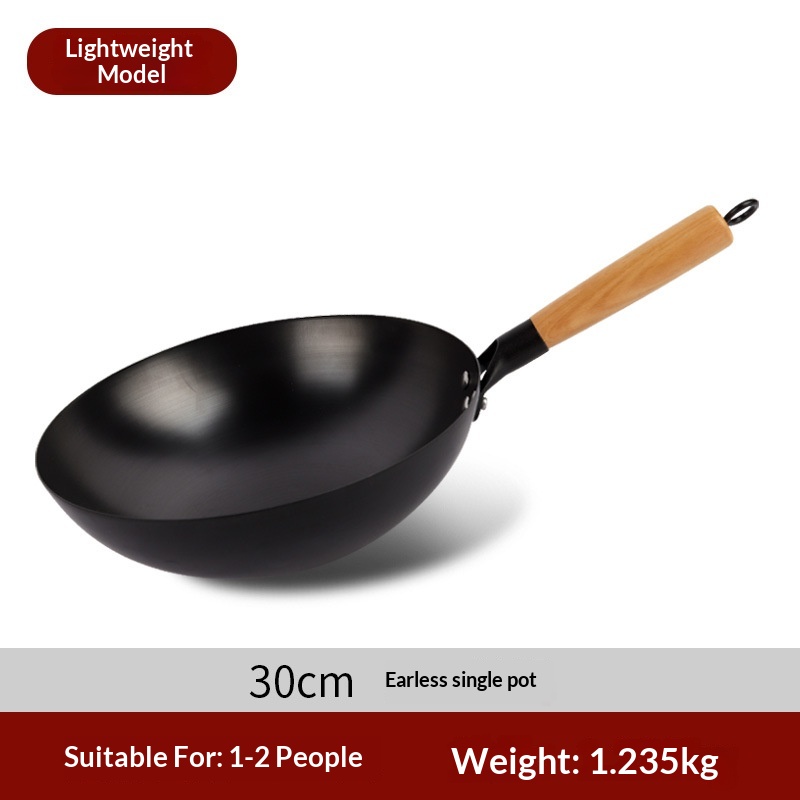 Wok de hierro forjado para cocina consciente